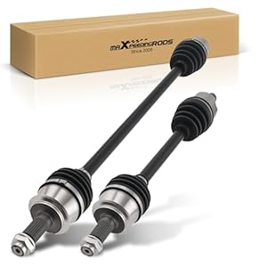maXpeedingrods Pair (2) Front CV Axle Shaft Assembly for Honda Civic 2006-2015, L4 1.8L Automatic Transmission, Driver and Passenger Side, Replace# NCV36568, NCV36569