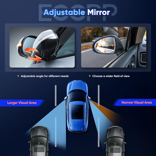 ECCPP Passenger Side Mirror Right Side Rear View Mirror Power Folding Power Heated Turn Signal Memory Door Mirror Replacement fit for 2007-2013 For Chevy Silverado For GMC Sierra 1500/2500 HD/3500HD