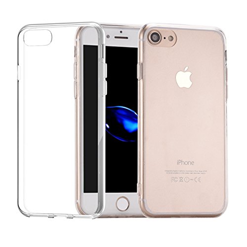 iPhone 7 Case, iPhone 8 case, cresawis [Premium Flexible] Shock Absorption TPU Bumper Cushion + Scratch Resistant Clear Protective Cases Hard Cover for Apple iPhone 8 (2017) / iPhone 7 (2016)