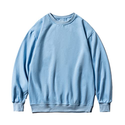 Sweat à capuche surdimensionné de qualité supérieure bleu clair XXL