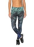 RBX Active Women's Ombre Splatter Printed Legging Cool Combo L