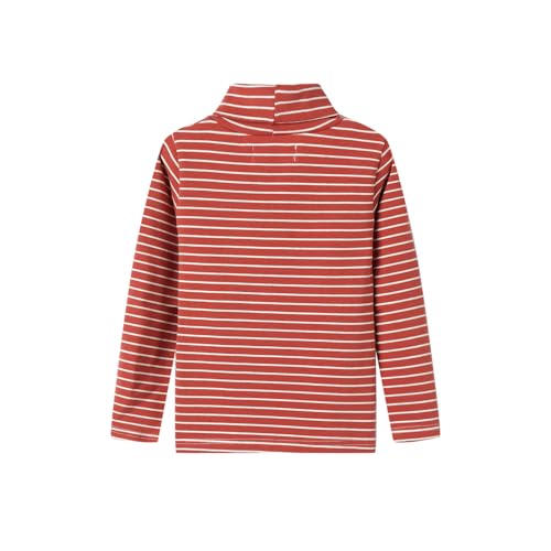 Image of Mud Kingdom Little Girls Long Sleeve Tee Shirts Soft Turtleneck Layering Pullover Slim Stretchy Tops