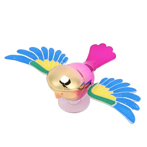 Yechiry Decoración de Coche de Pájaro Volador con Energía Eólica, Adorno de Alas Batientes con Almohadilla de Alta Adherencia, Espejo Retrovisor de Coche, Decoración de Pájaro Volador