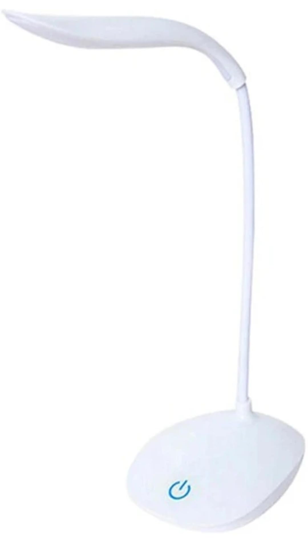 LED Desk Lamp with Flexible Gooseneck Neck, Touch Control, White | USB Rechargeable, Adjustable Neck, Eye-Care Light, Bedside Reading, Compact Design-picture-12