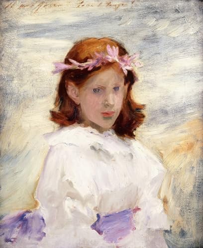 Portrait de Teresa Gosse par John Singer Sargent Tableau Toile Idéal Chambre 60x90cm