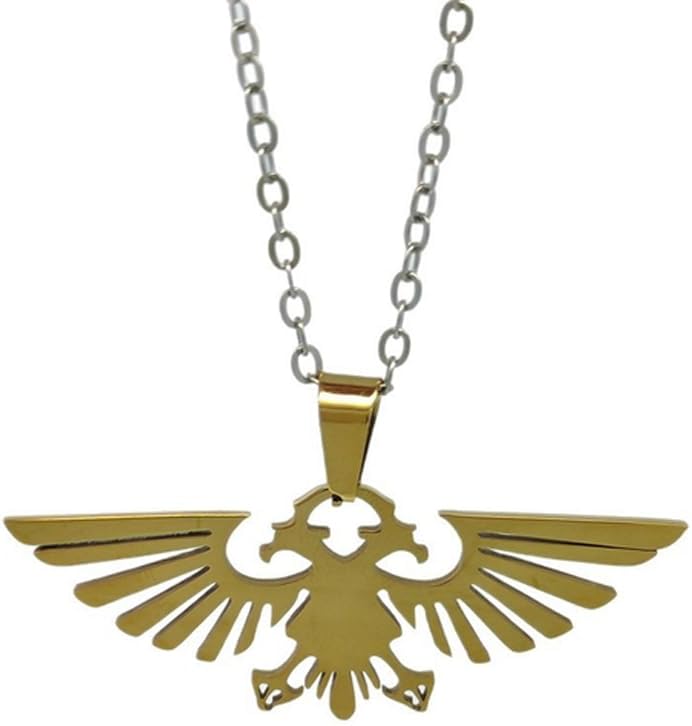 Warhammer 40K Imperial Aquila Stainless Steel Necklace for Men