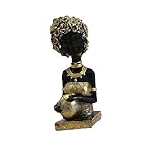 【Application polyvalente】: Parfaitement adapté à divers environnements tels que les étagères, les supports de télévision, les salons, les bureaux, les chambres ou comme pièce maîtresse de table ; cet ornement en résine améliore n'importe quel environnement avec sa présence artistique