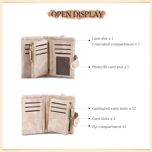 Personalized Birthflower Women Wristle Wallet: Customized Bi-fold Ladies Wallet with Name and Photo4