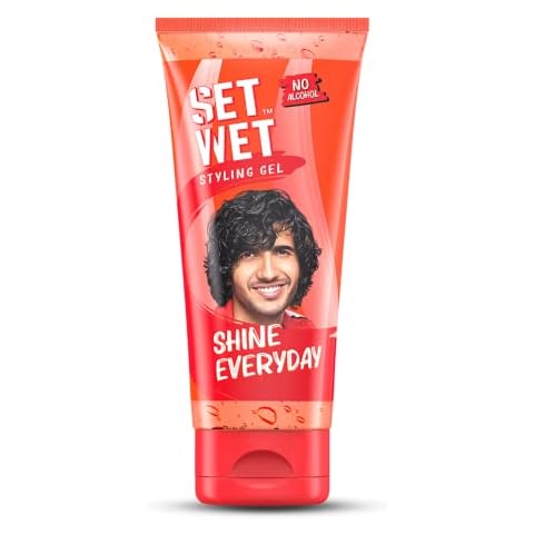 Set Wet Style Hair Gel Wet Look 50 ml Cover