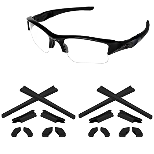 Image of 2 Pair Rubber Kits Earsocks and Nosepieces for Oakley Flak Jacket /Flak Jacket XLJ Sunglass