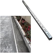 Floor Drainage Trench Stainless Steel, Outdoor Channel Drain Kit for Bathroom/Kitchen/Yard, Driveway Drain and Grates, Trench Drain Channel System3.5x3cm1 3/8x1 1/8"