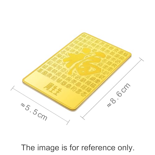 Image of CHOW SANG SANG 999.9 24K Pure Gold Chinese Gifting Collection Blessing Felicity Fu Jewelry Ornament for Women & Men 960529 Price-by-Weight 50g (Weight Options: 5g / 10g / 20g / 50g / 100g)