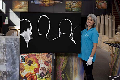 Startonight Impression Sur Toile Beatles, Tableau Blanc et Noir- Decoration Murale Salon Moderne – Image sur Toile – 80 x 120 cm - Les Beatles, Paul McCartney, John Lennon, RIngo Starr, George Harrison Startonight Impression Sur Toile Beatles, Tableau Blanc et Noir- Decoration Murale Salon Moderne - Image sur Toile - 80 x 120 cm – Image 6