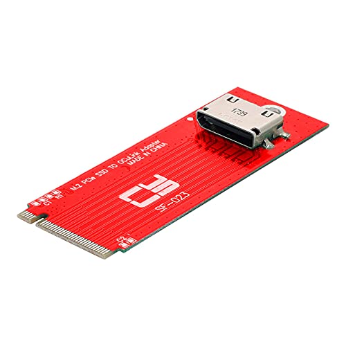 NFHK PCI-E 3.0 M.2 M-key to Oculink SFF-8612 SFF-8611 Host Adapter for PCIe Nvme SSD 2260 Adapter, Black SFF-8639 to SF-8611 - Image 2