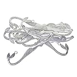 freneci 10x Mermaid Silver Metal Bookmarks W/Hole Jewelry