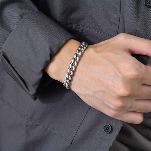Image of Salty Alpha Anti Tarnish Bracelet for Men | Hand Bands for Boys | Wrist Bracelets for Man | Fashion Jewellery Accessories | Stylish Minimal Jewelry | Gift for Marriage, Birthday, Anniversary