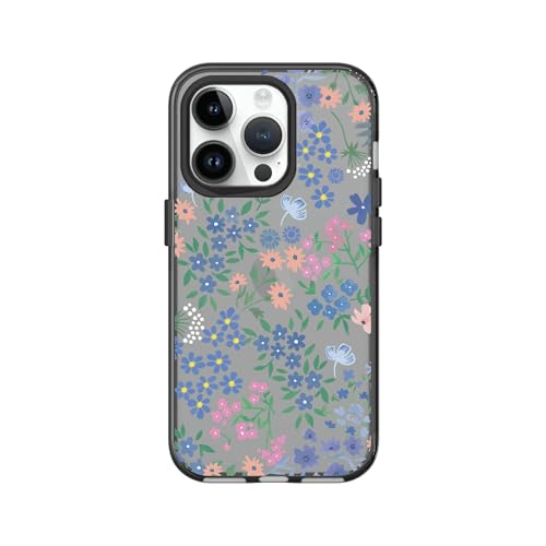 Coque iPhone 14 Pro antichoc transparente violette résistante aux chutes militaires