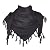 Explore Land Cotton Shemagh Tactical Desert Scarf Wrap (Black)