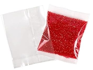 Maruthi Plastics Food Packaging Centre Seal Transparent Pouches - Pack of 100 (50gm)
