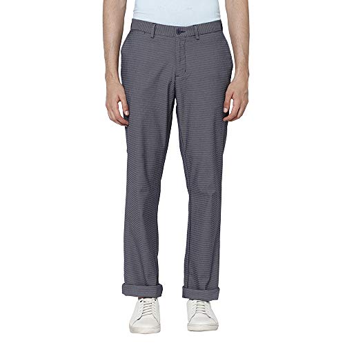 Image of blackberrys Men's Regular Fit Casual Pants (EK-ATLAS-90# Navy 38)