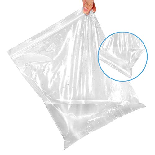 200 Pack Small Plastic Bags For Jewelry, Mini Baggies 4 Assorted Sizes. 2X3 3X3 3X5 4X6 Inch 2 Mil Thick Poly Zipper Lock Bags Clear For Jewelry, Bead, Toy Piece, Pill, Snack Storage. Pp Resealable (9X12 10X13 13X15 13X18 Inch) #TOP3