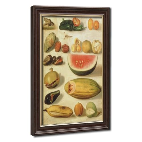 Nature morte avec fruits toile imprimée de Bustos pour décorer un bureau moderne