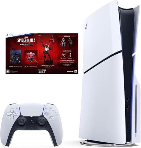 PlayStation 5 (CFI-2000A01) + Marvel's Spider-Man 2 コレクターズエディション【特別販売】オリジナルネックストラップ付 セット【Amazon.co.jp 限定特典】オリジナルPC壁紙 配信
