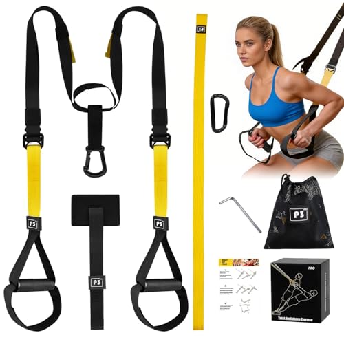 Suspension Trainer Adjustable Sling Trainer Set with Door Anchor