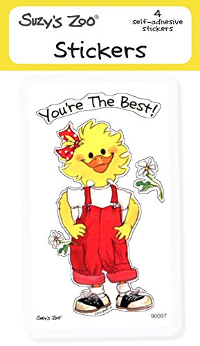 Suzy's Zoo Stickers 4-Pack, 