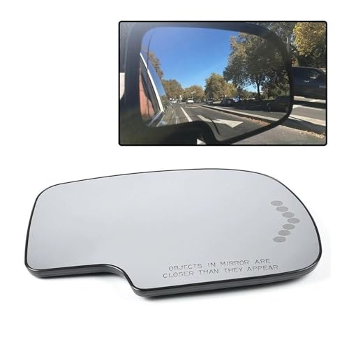Verre de rétroviseur latéral avant pour GMC Sierra 1500 et Yukon 2003-2007