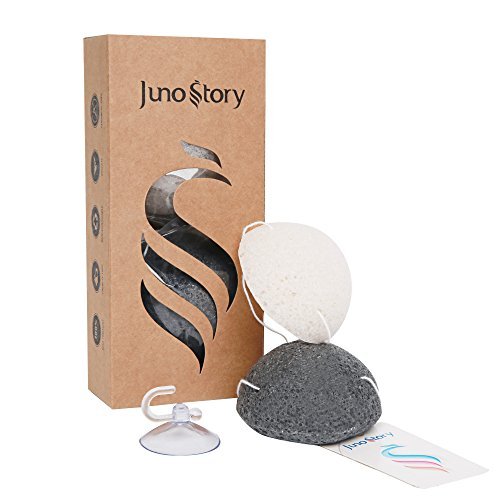 Buy Juno Story Konjac Sponge2 PackActivated Bamboo Charcoal Facial