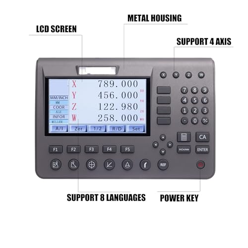 Display Digital LCD 4 Ejes Metalico Linear Encoder miniatura 3