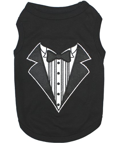 Parisian Pet Tuxedo T-Shirt,XL
