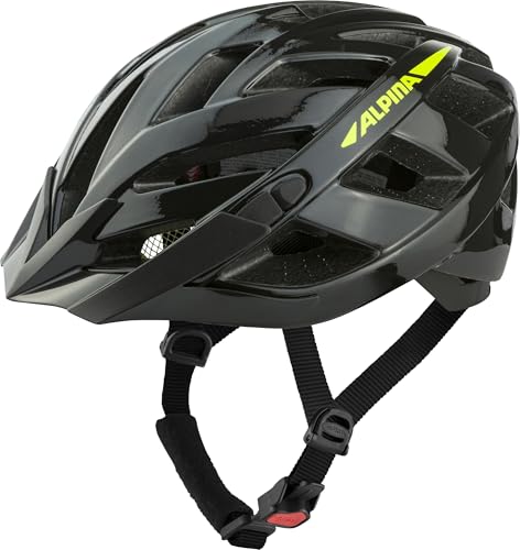 Alpina Panoma 3.0 casco para adultos 56-59 cm ajuste cómodo y seguro en negro mate neón