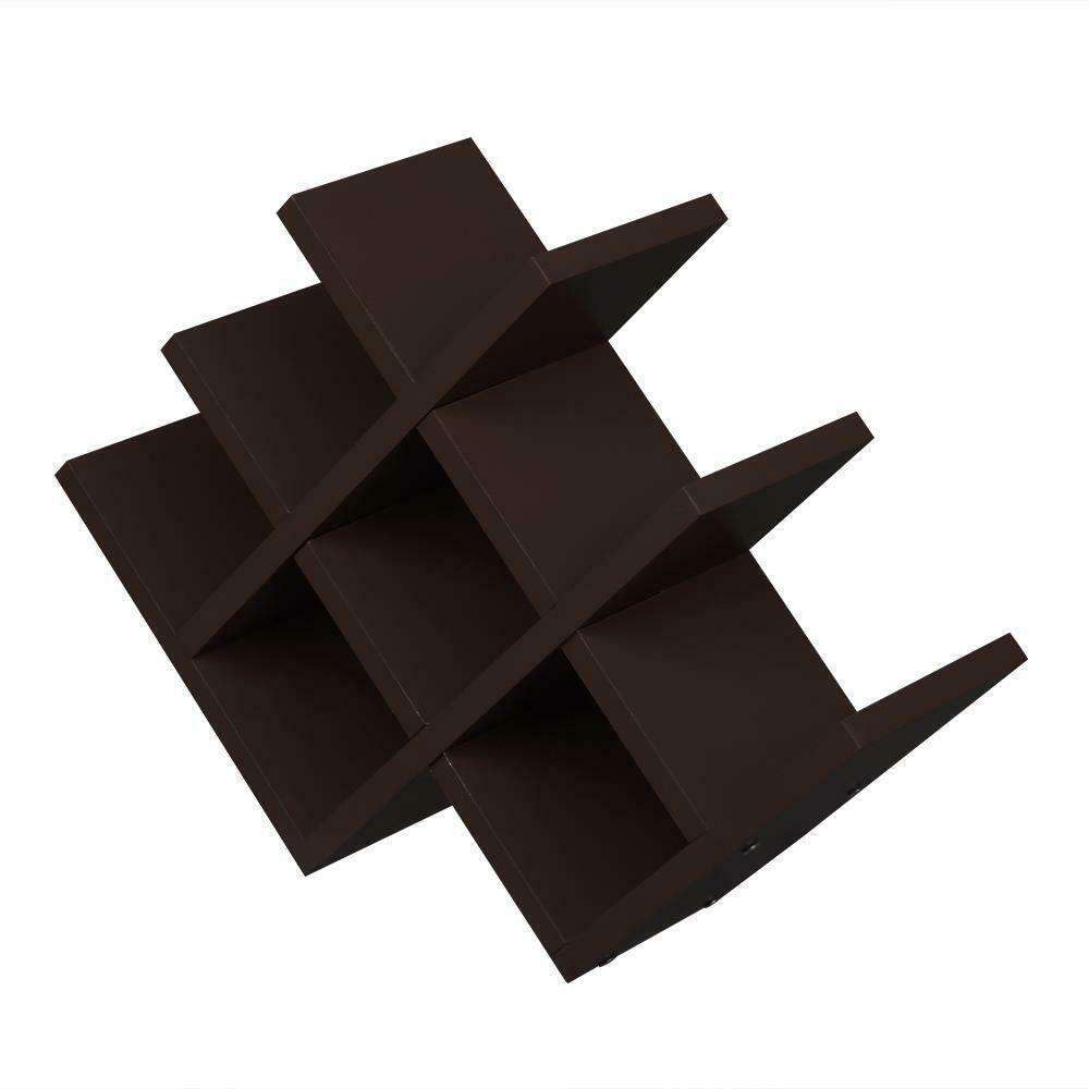 Attorner Wine Rack Organizer Stand Wood Display Stores 8 Bottles Wine Kitchen Bar Shelf Wine rack Wine racks Wine cet Wine storage Wine rack cet Liquor rack