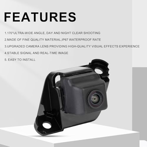 Image of Rear View Backup Camera Compatible with 2009-2013 Toyota Tacoma Park Assist Camera Replaces # 86790-04010