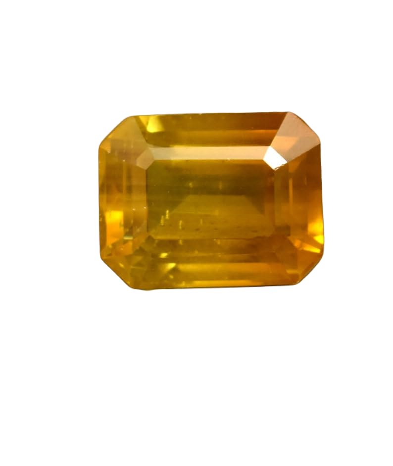 Saphir jaune facetté de qualité supérieure, pierre naturelle 12x9mm pour haute joaillerie