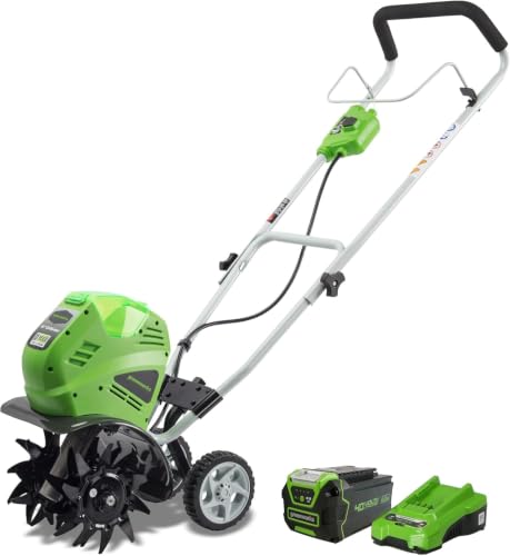 Greenworks 40V 10-Inch Cordless Tiller
