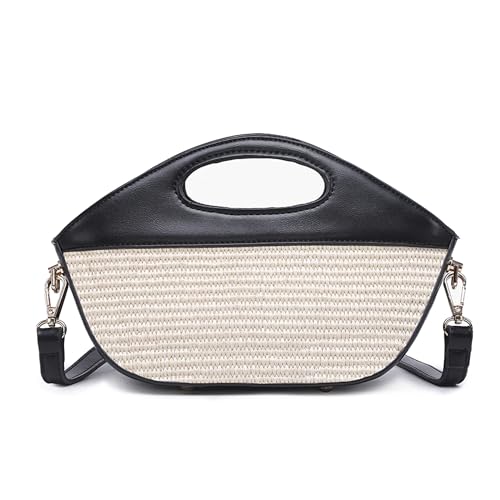 Vegan Straw Bucket Bag by Jen & Co.