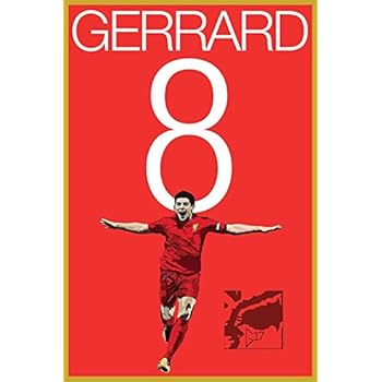 Tamatina Liverpool F C Wall Poster Steven Gerrard Hd Quality Football Poster Amazon In Home Kitchen