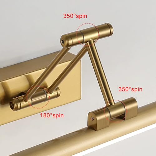 Luz de pared de cuerpo de aluminio LED con cable duro para tocadores 6
