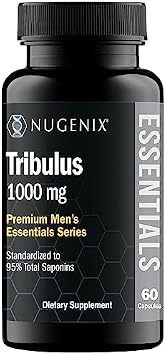 Nugenix Total-T2 Testosterone Booster for Men + Essentials Tribulus Terrestris Extract 100mg - Bundle