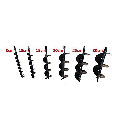 longxing Petrol Post Hole Borer Earth Auger 52cc 63cc and Auger bit Single or Double Blades 4-40cm