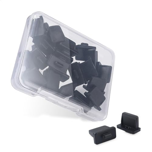 3x Tappi Antipolvere Per Porta USB Tipo B – Bianco/Trasparente – Copertura Protettiva - Foto 5