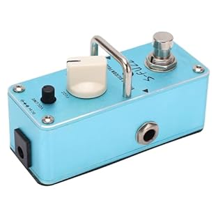 [Guitar Effects Pedal]Delivers clear modulation effects for electric guitar players, enhancing sound dynamics with precision. [True Bypass Design]Ensures signal integrity, creating pure sound without unwanted interference or tone loss. [Robust Metal ...