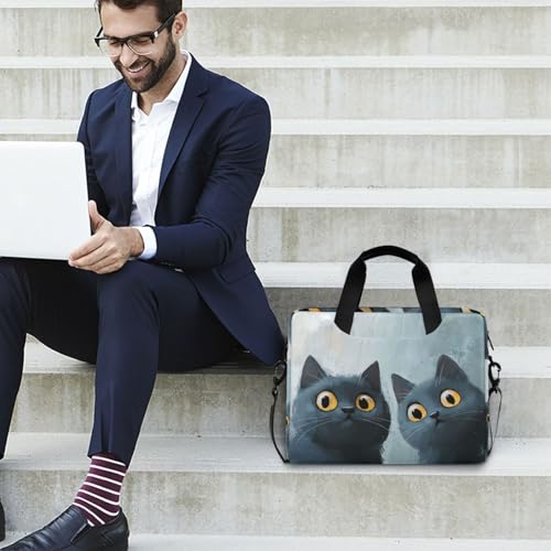 Funda para portátiles 15.6 pulg con diseño de gatos miniatura 3