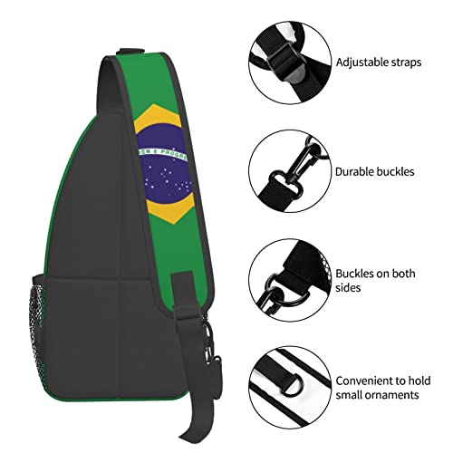 Morrales de bandolera unisex bandera Brasil miniatura 6