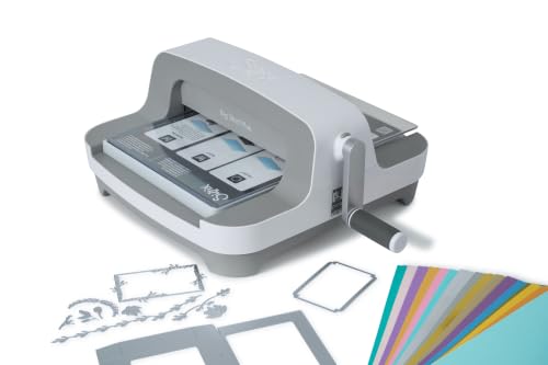Máquina Sizzix Big Shot Plus con kit de inicio, máquina manual de troquelado y estampado