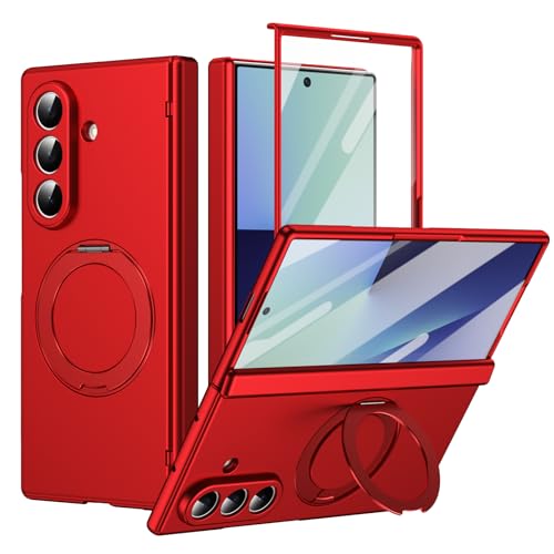 Coque Samsung Galaxy Z Fold7 rouge idéale pour le streaming vidéo et le bureau