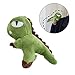 caralin Cute Plush Cartoon Brooch Little Dinosaur Brooch Stereoscopic Animal for Doll Cartoon Badge Pin Fashion Jewelry Gifts Plush, Green